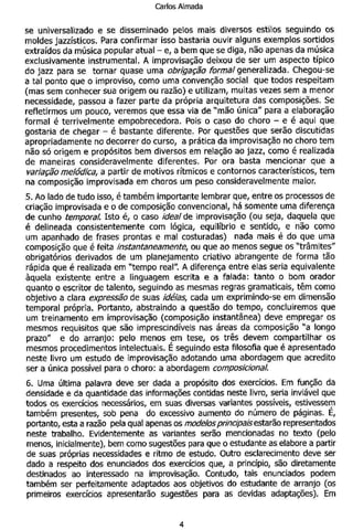 A Estrutura do Choro