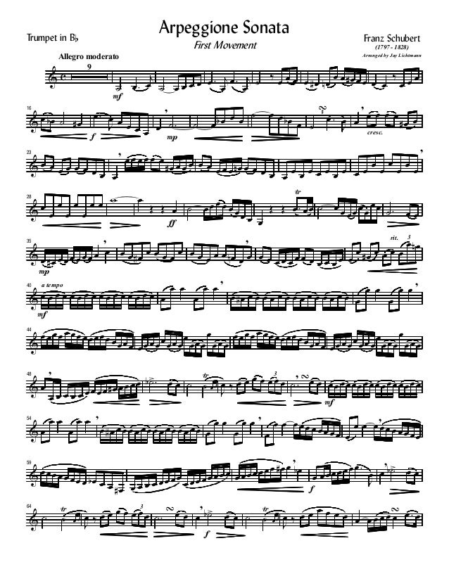 Arpeggione Sonata Trompete