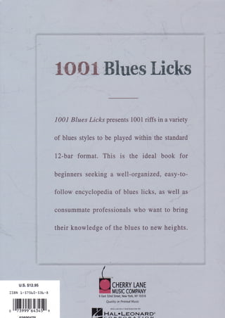 1001 blues licks