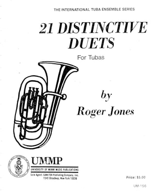 21 distinctive duets for tuba