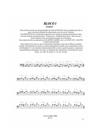 Apostila do Trombone Vara - Jorge Nobre