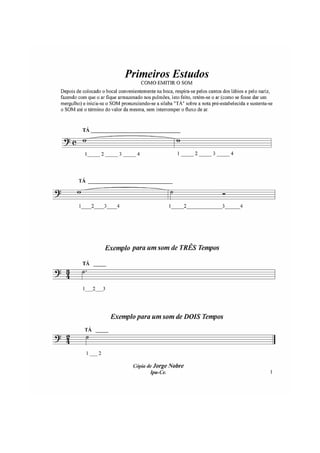 Apostila do Trombone Vara - Jorge Nobre