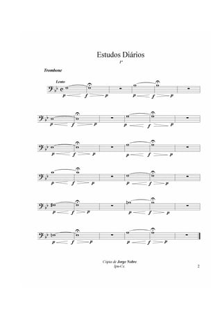 Apostila do Trombone Vara - Jorge Nobre