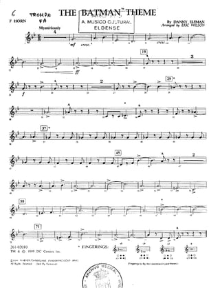 The Batman Theme.