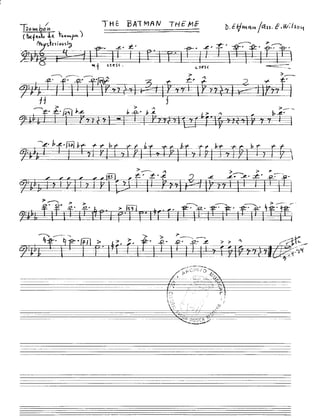 The Batman Theme.