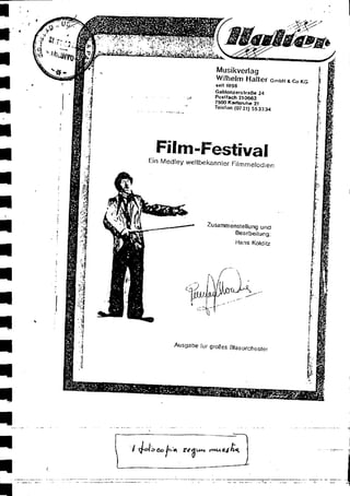 Filme Festival - Hans Koldiz