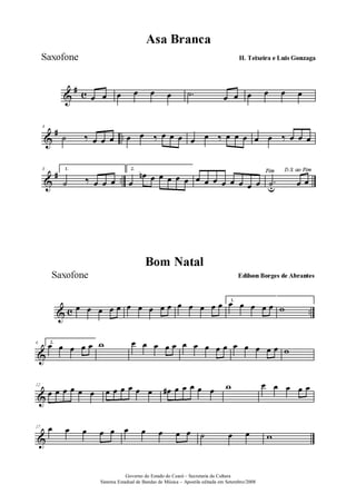 Governo do Estado do Ceará – Secretaria da Cultura
Sistema Estadual de Bandas de Música – Apostila editada em Setembro/2008
 