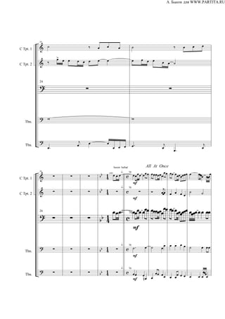 




C Tpt. 1
C Tpt. 2
Tbn.
Tba.
24
    

       
24




  
  
    
      


 




























C Tpt. 1
C Tpt. 2
Tbn.
Tba.
26


26


















70
70
70
70
70
fusion ballad
  solo









All At Once
 


 
 



 


 


 
 
   

   
 
  
  

 
 
  
  


 