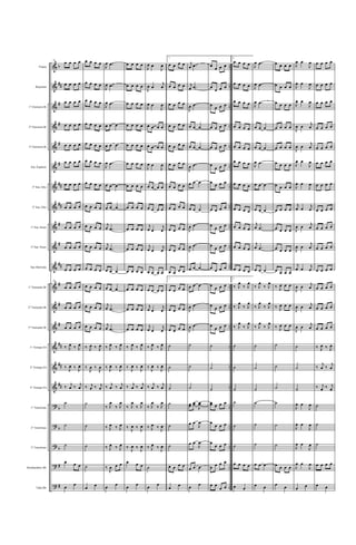 &
&
&
&
&
&
&
&
&
&
&
&
&
&
&
&
&
?
?
?
?
?
b
##
#
#
#
#
##
##
#
#
##
#
#
#
##
##
##
b
b
b
#
#
..
..
..
..
..
..
..
..
..
..
..
..
..
..
..
..
..
..
..
..
..
..
Flauta
Requinta
1ª Clarineta Bb
2ª Clarineta Bb
3ª Clarineta Bb
Sax-Soprano
2º Sax-Alto
2º Sax-Alto
1º Sax-Tenor
2º Sax-Tenor
Sax-Baritone
1º Trumpete Bb
2º Trumpete Bb
3º Trumpete Bb
1ª Trompa Eb
2ª Trompa Eb
3ª Trompa Eb
1º Trombone
2º Trombone
3º Trombone
Bombardino Bb
Tuba Bb
13
œ œ œ œ
œ œ œ œ
œ œ œ œ
œ œ œ œ
œ œ œ œ
œ œ œ œ
œ œ œ œ
œ œ œ œ
œ œ œ œ
œ œ œ œ
œ œ œ œ
13
œ œ œ œ
œ œ œ œ
œ œ œ œ
‰ J
œ ‰ J
œ
‰ J
œ ‰ J
œ
‰ j
œ ‰ j
œ
˙
˙
˙
œ œ œ
œ œ
œ œ œ œ
œ œ œ œ
œ œ œ œ
œ œ œ œ
œ œ œ œ
œ œ œ œ
œ œ œ œ
œ œ œ œ
œ œ œ œ
œ œ œ œ
œ œ œ œ
œ œ œ œ
œ œ œ œ
œ œ œ œ
‰ J
œ ‰ J
œ
‰
J
œ ‰
J
œ
‰ j
œ ‰ j
œ
˙
˙
˙
˙
œ œ
J
œ .œ
J
œ .œ
J
œ .œ
œ œ œ
œ œ œ
J
œ .œ
œ œ œ
œ œ œ
j
œ .œ
j
œ .œ
œ œ œ
œ œ œ
j
œ .œ
j
œ .œ
‰ J
œ ‰ J
œ
‰ J
œ ‰ J
œ
‰ j
œ ‰ j
œ
‰ J
œ
‰ J
œ
‰ J
œ ‰ J
œ
‰ J
œ ‰ J
œ
‰
J
œ œ œ
œ œ
œ œ œ œ
œ œ œ œ
œ œ œ œ
œ œ œ œ
œ œ œ œ
œ œ œ œ
œ œ œ œ
œ œ œ œ
œ œ œ œ
œ œ œ œ
œ œ œ œ
œ œ œ œ
œ œ œ œ
œ œ œ œ
‰ J
œ ‰ J
œ
‰ J
œ ‰ J
œ
‰ j
œ ‰ j
œ
‰ J
œ
‰ J
œ
‰ J
œ ‰ J
œ
‰ J
œ ‰ J
œ
œ œ œ
œ œ
J
œ œ
J
œ
J
œ œ
j
œ
J
œ œ
J
œ
œ œ œ œ
œ œ œ œ
J
œ œ
J
œ
œ œ œ œ
œ œ œ œ
j
œ œ
j
œ
j
œ œ
j
œ
œ œ œ œ
œ œ œ œ
j
œ œ
j
œ
j
œ œ
j
œ
‰ J
œ ‰ J
œ
‰ J
œ ‰ J
œ
‰ j
œ ‰ j
œ
‰ J
œ
‰ J
œ
‰ J
œ ‰ J
œ
‰ J
œ ‰ J
œ
˙
œ œ
1
œ œ œ œ
œ œ œ œ
œ œ œ œ
œ œ œ œ
œ œ œ œ
œ œ œ œ
œ œ œ œ
œ œ œ œ
œ œ œ œ
œ œ œ œ
œ œ œ œ
1
œ œ œ œ
œ œ œ œ
œ œ œ œ
˙
˙
˙
˙
˙
˙
œ œ œ œ
œ œ
j
œ .œ
j
œ .œ
J
œ .œ
œ œ œ
œ œ œ
J
œ .œ
œ œ œ
œ œ œ
J
œ .œ
J
œ .œ
œ œ œ
œ œ œ
J
œ .œ
J
œ .œ
˙
˙
˙
œœ œœ
J
œœ
œ œ
J
œ
œ œ
J
œ
œ œ œ
œ œ
œ œ œ œ
œ œ œ œ
œ œ œ œ
œ œ œ œ
œ œ œ œ
œ
œ œ œ
œ œ œ œ
œ œ œ œ
œ œ œ œ
œ œ œ œ
œ œ œ œ
œ œ œ œ
œ œ œ œ
œ œ œ œ
˙
˙
˙
œœ œ œ œ
œ
œ œ œ
œ
œ œ œ
œ œ œ œ
œ œ
œ œ
2
œ œ œ œ
œ œ œ œ
œ œ œ œ
œ œ œ œ
œ œ œ œ
œ œ œ œ
œ œ œ œ
œ œ œ œ
œ œ œ œ
œ œ œ œ
œ œ œ œ
2
‰ J
œ
‰ J
œ
‰ J
œ
‰ J
œ
‰ J
œ
‰ J
œ
˙
˙
˙
˙
˙
˙
œ œ œ œ
œ œ
J
œ .œ
J
œ .œ
J
œ .œ
œ œ œ
œ œ œ
J
œ .œ
œ œ œ
œ œ œ
j
œ .œ
j
œ .œ
œ œ œ
‰ J
œ
‰ J
œ
‰ J
œ
‰ J
œ
‰ J
œ
‰ J
œ
˙
˙
˙
˙
˙
˙
œ œ œ
œ œ
œ œ œ œ
œ œ œ œ
œ œ œ œ
œ œ œ œ
œ œ œ œ
œ œ œ œ
œ œ œ œ
œ œ œ œ
œ œ œ œ
œ œ œ œ
œ œ œ œ
‰ J
œ œ œ
‰ J
œ œ œ
‰ J
œ œ œ
˙
˙
˙
˙
˙
˙
œ œ œ œ
œ œ
J
œ œ
J
œ
J
œ œ
J
œ
J
œ œ
J
œ
J
œ œ j
œ
J
œ œ
j
œ
J
œ œ
J
œ
J
œ œ
J
œ
j
œ œ j
œ
J
œ œ j
œ
J
œ œ
j
œ
j
œ œ j
œ
J
œ œ j
œ
J
œ œ j
œ
J
œ œ j
œ
˙
˙
˙
J
œ œ
J
œ
J
œ œ
J
œ
J
œ œ
J
œ
J
œ œ
J
œ
œ œ
œ œ œ œ
œ œ œ œ
œ œ œ œ
œ œ œ œ
œ œ œ œ
œ œ œ œ
œ œ œ œ
œ œ œ œ
œ œ œ œ
œ œ œ œ
œ œ œ œ
œ œ œ œ
œ œ œ œ
œ œ œ œ
‰ J
œ ‰ J
œ
‰
j
œ ‰
j
œ
‰ j
œ ‰ j
œ
˙
˙
˙
œ œ œ œ
œ œ
 
