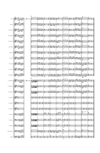 &
&
&
&
&
&
&
&
&
&
&
&
&
&
&
&
&
?
?
?
?
?
b
##
#
#
#
#
##
##
#
#
##
#
#
#
##
##
##
b
b
b
#
#
Flauta
Requinta
1ª Clarineta Bb
2ª Clarineta Bb
3ª Clarineta Bb
Sax-Soprano
2º Sax-Alto
2º Sax-Alto
1º Sax-Tenor
2º Sax-Tenor
Sax-Baritone
1º Trumpete Bb
2º Trumpete Bb
3º Trumpete Bb
1ª Trompa Eb
2ª Trompa Eb
3ª Trompa Eb
1º Trombone
2º Trombone
3º Trombone
Bombardino Bb
Tuba Bb
39
Do 2x e% ﬁ
œ
œ œ œ
œ
œ œ œ
œ
œ œ œ
j
œ œ œ œ
j
œ œ œ œ
œ
œ œ œ
J
œ œ œ œ
j
œ œ œ œ
œ œ œ œ
œ œ œ œ
j
œ œ œ œ
39
Do 2x e% ﬁ‰ œ œ œ
‰ j
œ œ œ
‰ j
œ œ œ
˙
˙
˙
‰ œ œ œ
‰ œ œ œ
‰ J
œ œ œ
J
œ œ œ œ
œ œ
œ œ
ﬁ
˙
˙
˙
˙
˙
˙
˙
˙
˙
˙
˙
ﬁ
œ œœ œœœ œ
œ œœ œœœ œ
œ œœ œœœ œ
‰ J
œ ‰ J
œ
‰
j
œ ‰
j
œ
‰ j
œ ‰ j
œ
œ œœ œœœ œ
œ œœ œœœ œ
œ œœ œœœ œ
˙
œ œ
œ œ œ œ
œ œ œ œ
œ œ œ œ
œ œ œ œ
œ œ œ œ
œ œ œ œ
œ œ œ œ
œ œ œ œ
œ œ œ œ
œ œ œ œ
œ œ œ œ
J
œ ‰ Œ
J
œ ‰ Œ
J
œ ‰ Œ
‰ J
œ ‰ J
œ
‰
j
œ ‰
j
œ
‰ j
œ ‰ j
œ
˙
˙
˙
œ œ œ œ
œ œ
.œ
J
œ
.œ
J
œ
.œ
J
œ
.œ
j
œ
.œ
j
œ
.œ J
œ
.œ
J
œ
.œ
j
œ
.œ
j
œ
.œ
j
œ
.œ
j
œ
.œ
j
œ
.œ
j
œ
.œ
j
œ
‰ J
œ ‰ J
œ
‰
j
œ ‰
j
œ
‰ j
œ ‰ j
œ
J
œ œ
J
œ
J
œ œ
J
œ
J
œ œ
J
œ
.œ J
œ
œ œ
œ œ œ œ
œ œ œ œ
œ œ œ œ
œ œ œ œ
œ œ œ œ
œ œ œ œ
œ œ œ œ
œ œ œ œ
œ œ œ œ
œ œ œ œ
œ œ œ œ
œ œ œ œ
œ œ œ œ
œ œ œ œ
˙
˙
˙
˙
˙
˙
œ œ œ œ
œ œ
J
œ .œ
j
œ .œ
J
œ .œ
œ œ œ
œ œ œ
J
œ .œ
œ œ œ
œ œ œ
j
œ .œ
j
œ .œ
œ œ œ
œ œ œ
j
œ .œ
j
œ .œ
˙
˙
˙
œ œ œ
œ œ œ
J
œ .œ
œ œ œ
œ
œ
rall ......
rall ......
rall ......
rall ......
rall ......
rall ......
rall ......
rall ......
rall ......
rall ......
rall ......
rall ......
rall ......
rall ......
rall ......
rall ......
rall ......
rall ......
rall ......
rall ......
rall ......
rall ......
3
œ œ œ
3
œ œ œ
3
œ œ œ
3
œ œ œ
3
œ œ œ
3
œ œ œ
3
œ œ œ
3
œ œ œ
3
œ œ œ
3
œ œ œ
3
œ œ œ
3
œ œ œ
3
œ œ œ
3
œ œ œ
‰ J
œ ‰ J
œ
‰
J
œ ‰
J
œ
‰ j
œ ‰ j
œ
‰ J
œ
‰ J
œ
‰ J
œ ‰ J
œ
‰ J
œ
‰ J
œ
˙
˙
J
œ œ
J
œ
J
œ œ
j
œ
J
œ œ
J
œ
œ œ œ œ
œ œ œ œ
J
œ œ
J
œ
œ œ œ œ
œ œ œ œ
J
œ œ
J
œ
J
œ œ
J
œ
œ œ œ œ
œ œ œ œ
J
œ œ
J
œ
J
œ œ
J
œ
‰ J
œ ‰ J
œ
‰ J
œ ‰ J
œ
‰ j
œ ‰ j
œ
˙
˙
˙
˙
œ œ
œ œ œ œ
œ œ œ œ
œ œ œ œ
œ œ œ œ
œ œ œ œ
œ œ œ œ
œ œ œ œ
œ œ œ œ
œ œ œ œ
œ œ œ œ
œ œ œ œ
œ œ œ œ
œ œ œ œ
œ œ œ œ
˙
˙
˙
˙
˙
˙
˙
œ œ œ œ
˙U
˙U
˙U
˙u
˙u
˙U
˙
˙u
œ
>
œ
> œ> œ>
œ
>
œ
> œ> œ>
œ
>
œ
>
œ
> œ>
œ
>
œ
> œ> œ>
œ
>
œ
> œ> œ>
œ
>
œ
> œ> œ>
‰ J
œ ‰ J
œ
‰
j
œ ‰
j
œ
‰ j
œ ‰ j
œ
˙U
œ œ
œ œ
˙UUU
œ>> œ
J
œ
‰ Œ
J
œ ‰ Œ
J
œ
‰ Œ
j
œ ‰ Œ
j
œ ‰ Œ
J
œ
‰ Œ
J
œ>
‰ Œ
j
œ
‰ Œ
J
œ>
‰ Œ
J
œ>
‰ Œ
J
œ>
‰ Œ
J
œ>
‰ Œ
J
œ>
‰ Œ
J
œ>
‰ Œ
J
œ ‰ Œ
j
œ ‰ Œ
j
œ ‰ Œ
J
œ
‰ Œ
J
œ ‰ Œ
J
œ ‰ Œ
J
œ ‰ Œ
J
œ>
‰ Œ
 