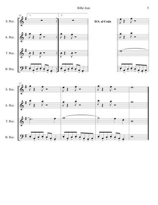 %
%
%
>
∀
∀
∀
∀
−−
−−
−−
−−
S. Rec.
A. Rec.
T. Rec.
B. Rec.
33 1.
∑
Ι
œ
Œ Ι
œ
Ó
Ι
œ Œ
Ι
œ Ó
œ− œ−
œ−
œ− œ− œ− œ−
2.
∑
Ι
œ
Œ Ι
œ
Ó
Ι
œ Œ
Ι
œ Ó
œ− œ−
œ−
œ− œ− œ− œ−
D.S. al Coda Ι
œ Œ Ι
œ
Ó
Ι
œ
Œ Ι
œ
Ó
ϖ
œ− œ−
œ−
œ− œ− œ− œ− œ−
%
%
%
>
∀
∀
∀
∀
S. Rec.
A. Rec.
T. Rec.
B. Rec.
37
Ι
œ
Œ Ι
œ Ó
Ι
œ
Œ Ι
œ
Ó
−˙ œ
œ− œ−
œ−
œ− œ− œ− œ−
Ι
œ Œ Ι
œ Ó
Ι
œ
Œ Ι
œ
Ó
ϖ
œ− œ−
œ−
œ− œ− œ− œ− œ−
Ι
œ
Œ Ι
œ Ó
Ι
œ
Œ Ι
œ
Ó
˙ œ œ
œ− œ−
œ−
œ− œ− œ− œ−
ϖ
ϖ
ϖ
ϖ
5Billie Jean
 