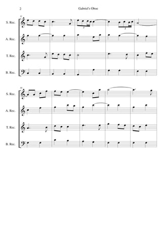 &
&
&
?
S. Rec.
A. Rec.
T. Rec.
B. Rec.
11
œ œ œ œ
œ œ
.œ j
œ
œ œ
.œ j
œ
œ œ
œ œ œ œ
œ œ
œ œ œ œ œ
3
œ œ œ
˙
œ
œ
œ œ œ œ œ
3
œ œ
.œ
J
œ
œ œ
˙
œ œ
œ œ œ
œ œ
&
&
&
?
S. Rec.
A. Rec.
T. Rec.
B. Rec.
16
œ œ œ œ
œ œ
.œ
J
œ
œ œ
œ œ œ
œ œ œ
œ œ œ
œ œ
œ œ
œ
œ œ
.œ
J
œ
œ œ
˙
œ œ
œ œ œ
œ œ
.œ
J
œ
œ œ
œ œ œ
œ œ
2 Gabriel's Oboe
 