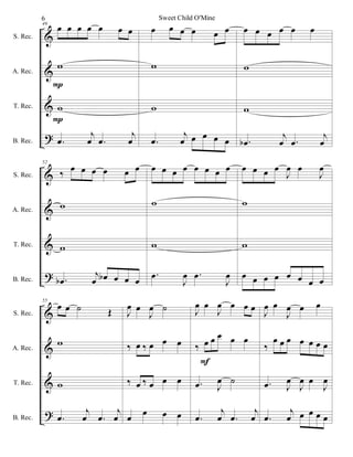 %
%
%
>
S. Rec.
A. Rec.
T. Rec.
B. Rec.
49
œ œ œ œ œ œ œ
ϖ
ϖ
−œ
ι
œ −œ
ι
œ
Ο
Ο
œ œ œ œ œ œ
ϖ
ϖ
−œ
ι
œ œ œ œ œ
œ œ œ œ œ œ
ϖ
ϖ
−œα
ι
œ −œ
ι
œ
%
%
%
>
S. Rec.
A. Rec.
T. Rec.
B. Rec.
52
‰
œ œ œ œ œ œ
ϖ
ϖ
−œα
ι
œ œα œ œ œ
œ œ œ œ œ œ œ œ
ϖ
ϖ
−œ
Ι
œ −œ
Ι
œ
œ œ œ œ
Ι
œ œ
Ι
œ
ϖ
ϖ
œ œ œ œ œ œ œ œ
%
%
%
>
S. Rec.
A. Rec.
T. Rec.
B. Rec.
55
œ œ ˙ Œ
ϖ
ϖ
−œ
ι
œ −œ
ι
œ
Ι
œ œ
Ι
œ ˙
‰ œ ‰ œ œ œ
‰ œ ‰ œ œ œ
œ
œ œ œ
Ι
œ œ
Ι
œ œ œ œ
‰ œ œ œ œ œ
−œ Ι
œ ˙
−œ
ι
œ −œ
ι
œ
Ε
Ι
œ œ
Ι
œ œ œ
‰
œ œ œ œ œ œ œ
−œ Ι
œ
Ι
œ œ
Ι
œ
−œ
ι
œ œ œ œ œ
6 Sweet Child O'Mine
 