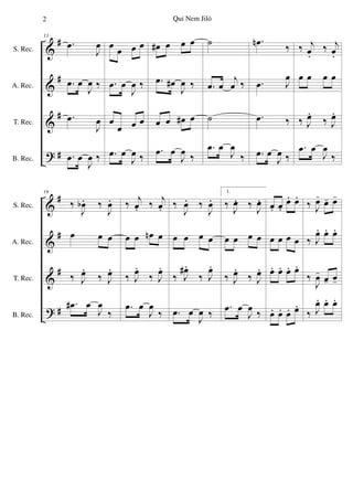 &
&
&
?
#
#
#
#
S. Rec.
A. Rec.
T. Rec.
B. Rec.
13
.œ
J
œ
.œ œ
J
œ ‰
.œ
J
œ
.œ œ
J
œ ‰
œ
œ œ œ
.œ œ
J
œ ‰
œ
œ œ œ
.œ œ
J
œ ‰
œ# œ œ œ
.œ œ#
J
œ ‰
œ œ œ# œ
.œ œ
J
œ ‰
˙
.œ œ
j
œ ‰
˙
.œ œ
J
œ
‰
.œn
‰
.œ J
œ
.œ ‰
.œ œ
J
œ ‰
‰ j
œ.
‰ j
œ.
œ œ œ œ
‰ J
œ.
‰ J
œ.
.œ œ
J
œ
‰
&
&
&
?
#
#
#
#
S. Rec.
A. Rec.
T. Rec.
B. Rec.
19
‰
J
œb . ‰
J
œ.
œ œ œ
‰ J
œ.
‰ J
œ.
.œ# œ
J
œ
‰
‰ j
œ. ‰ j
œ.
œ œ œn œ
‰ J
œ.
‰ J
œ.
.œ œ
J
œ
‰
‰
J
œ. ‰
J
œ.
œ œ œ œ
‰ J
œ# .
‰ J
œ.
.œ œ
J
œ ‰
1.
‰ J
œ. ‰ J
œ.
œ œ œ œ
‰ J
œ.
‰ J
œ.
.œ œ
J
œ
‰
œ. œ.
œ. œ.
œ œ œ œ
œ. œ. œ. œ.
œ. œ. œ. œ.
‰ J
œ-
œ- œ-
‰ J
œ. œ. œ.
‰
J
œ- œ- œ-
‰ J
œ. œ. œ.
2 Qui Nem Jiló
 