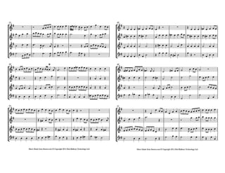 Rondeau   quarteto de flautas doce