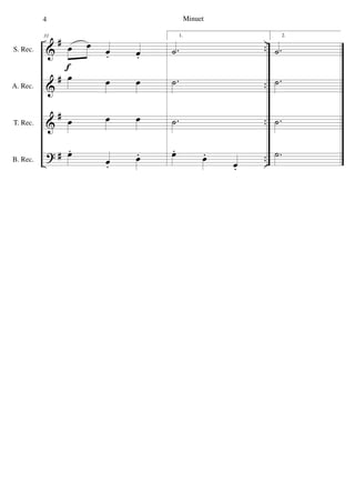 &
&
&
?
#
#
#
#
..
..
..
..
S. Rec.
A. Rec.
T. Rec.
B. Rec.
31
œ œ
œ. œ.
œ œ œ
œ œ œ
œ.
œ.
œ.
f
1.
.˙
.˙
.˙
œ.
œ.
œ.
2.
.˙
.˙
.˙
.˙
4 Minuet
 