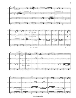 66
Cl. l
Cl. ll
Cl. lll
B. Cl.



   
    
pp
       

       
  
3 3


p
pp
          
     
pp
 
   
  
3 3

          
p
 
       solo
        
3 3
3 3



  
  
  
  
  
 

  
73
Cl. l
Cl. ll
Cl. lll
B. Cl.



 
pp
 

 

poco a poco crescendo
 
  
  
  
  
  

mf
 

 
pp
 
  

poco a poco crescendo
 
  
        
  

mf
 


p

sf
      
sf
 
    
sf
 
        


pp

  
 
poco a poco crescendo

  
  
  
  
 
mf

  
 
82
C
Cl. l
Cl. ll
Cl. lll
B. Cl.



 
mf
solo
crescendo
   

    

    

f
    

   

poco a poco crescendo
 
  
        
  
  
  

 
  

poco a poco crescendo
 
  
  
  
  
  

f
       



 
poco a poco crescendo

  
  
  
  
  
  
  
 
91
Cl. l
Cl. ll
Cl. lll
B. Cl.



     
  
  
  

 

   
  
        
  
  


                                    



  
  
  
  
  
  
 
www.clariperu.org
3
 