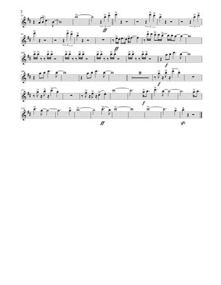 &
##
85
Œ œ œ .œ
J
œ w
w> ˙
Œ
œ>
ƒ
œ>
3
œ>
Œ Ó Ó Œ
œ> œ>
3
œ>
Œ Ó Ó Œ
œ> œ>
3
&
##
93
œ>
Œ Ó Ó Œ
œ> œ>
3
œ>
Œ Ó ∑ ‰ œ>
ƒ
œ .œ œœ> .œ œ ‰
œ> œ œä œ œä œ œ œ œ w
&
##
100 œ> œ>
‰ ‰
œ> œ>
Ó
œ> œ>
‰ ‰
œ> œ>
Ó
œ> œ>
‰ ‰
œ> œ>
Ó
œ> œ>
‰ ‰
œ> œ>
Ó Œ
œ
f
œ .œ
J
œ w
&
##
106
Œ
œ œ .œ
J
œ w
Œ
œ œ .œ
J
œ w 9
‰ J
œ>
f
≈ J
œ>
≈
œ> œ.
∑
&
##
121
‰ J
œ>
≈ J
œ>
≈
œ> œ.
∑ ‰ J
œ>
≈J
œ>
≈œ> œ. w .˙ œ>
f
.œ .œ>
J
œ ˙ .˙ œ> .œ
&
##
128 .œ>
J
œ ˙ .˙ œä w> ˙ .œ>
ƒ
J
œ w> w w> .˙ œ> œ^
ß
Œ Ó
2
 