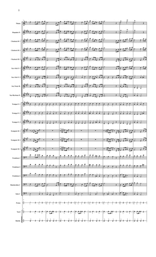 &
&
&
&
&
&
&
&
&
&
&
&
&
&
&
?
?
?
?
?
÷
÷
÷
#
####
##
#
##
#
###
##
##
####
##
#
##
##
####
##
##
####
##
#
##
#
###
#
#
#
#
#
Flauta
Requinta Eb
Clarinete Bb 1
Clarinete Bb 2
Clarinete Bb 3
Sax-Alto Eb 1
Sax-Alto Eb 2
Sax-Tenor Bb
Sax-Barítono Eb
Trompa Eb 1
Trompa Eb 2
Trompa Eb 3
Trompete Bb 1
Trompete Bb 2
Trompete Bb 3
Trombone 1
Trombone 2
Trombone 3
Bombardino C
Tuba C
Pratos
Tarol
Bombo
8
œ .œ œ œ .œ œ
œ .œ œ œ .œ œ
œ .œ œ œ .œ œ
œ .œ œ œ .œ œ
œ .œ œ œ .œ œ
œ .œ œ œ .œ œ
œ .œ œ œ .œ œ
œ .œ œ œ .œ œ
œ .œ œ œ .œ œ
8
œ œ œ œ
œ œ œ œ
œ œ œ œ
‰ ≈ r
œ .œ œ .œ ‰
‰. r
œ .œ œ .œ ‰
‰. r
œ .œ œ .œ ‰
œ .œ œ œ œ
œ œ œ œ
œ œ œ œ
œ .œ œ œ .œ œ
˙ œ Œ
8
y Œ y Œ
8
Œ œ Œ œ
œ Œ œ Œ
.˙ .œ œ
.˙ .œ œ
.˙ .œ œ
.˙ .œ œ
.˙ .œ œ
.˙ .œ œ
.˙ .œ œ
.˙ .œ œ
.˙ .œ œ
œ œ œ Œ
œ œ œ Œ
œ œ œ Œ
∑
∑
∑
œ œ œ
Œ
œ œ œ
Œ
œ œ œ Œ
.˙ .œ œ
œ œ œ
Œ
y y y Œ
œ .œ œœ Œ
œ œ œ Œ
œ .œ œ œ .œn œ
œ .œ œ œ .œn œ
œ .œ œ œ .œn œ
œ .œ œ œ .œn œ
œ .œ œ œ .œn œ
œ .œ œ œ .œn œ
œ .œ œ œ .œ œ
œ .œ œ œ .œn œ
œ .œ œ œ .œn œ
œ œ œ œ
œ œ œ œ
œ œ œ œ
3
‰ œ œ .œ œ œ Œ
3
‰ œ œ .œ œ œ Œ
3
‰ œ œ .œ œ œ Œ
œ œ œ œ
œ œ œ œ
œ œ œ œ
œ .œ œ œ .œn œ
˙
˙
y Œ y Œ
Œ œ Œ œ
œ Œ œ Œ
˙ œ .œ œ
˙ œ .œ œ
˙ œ .œ œ
˙ œ .œ œ
˙ œ .œ œ
˙ œ .œ œ
˙ œ œ
˙ œ .œ œ
˙ œ .œ œ
œ œ œ œ
œ œ œ œ
œ œ œ œ
∑
∑
∑
œ œ œ œ
œ œ œ œ
œ œ œ œ
˙ œ .œ œ
œ œ ˙
y y y Œ
œ .œ œ œ œ
œ œ œ Œ
œ .œ œ œ .œ œ
œ .œ œ œ .œ œ
œ .œ œ œ .œ œ
œ .œ œ œ .œ œ
œ .œ œ œ .œ œ
œ .œ œ œ .œ œ
œ .œ œ œ .œ œ
œ .œ œ œ .œ œ
œ .œ œ œ .œ œ
œ œ œ œ
œ# œ œ œ
œ œ œ# œ
∑
∑
∑
œ œ œ# œ
œ# œ œ œ
œ œ
œ# œ
œ .œ œ œ .œ œ
˙ ˙#
y Œ y Œ
Œ œ Œ œ
œ Œ œ Œ
.˙
Œ
.˙
Œ
.˙
.œ œ
.˙
.œ œ
.˙
.œ œ
.˙
.œ œ
œ œ œ .œ œ
.˙ Œ
.˙ Œ
œ œ œ Œ
œ œ œ Œ
œ œ œ
Œ
‰ ≈R
œ
3
œ œ œ
J
œ ‰
.œ œ
‰. R
œ
3
œ œ œ
J
œ ‰
.œ œ
‰. R
œ
3
œ œ œ
J
œ ‰
.œ œ
œ œ œ Œ
œ œ œ Œ
œ œ œ Œ
.˙
Œ
œ œ# œn Œ
y y y Œ
œ .œ œ œ Œ
œ œ œ Œ
˙Ÿ ˙Ÿ
˙
Ÿ ˙
Ÿ
œ .œ œ œ .œ œ
œ .œ œ œ .œ œ
œ .œ œ œ .œ œ
œ .œ œ œ .œ œ
œ .œ œ œ .œ œ
œ .œ œ ˙
œ .œ œ ˙
œ œ œ œ
œ œ œ œ
œ œ œ œ
œ .œ œ œ .œ œ
œ .œ œ œ .œ œ
œ .œ œ œ .œ œ
œ œ œ œ
œ œ œ œ
œ .œ œ ˙
œ .œ œ œ .œ œ
œ .œ œ ˙
y Œ y Œ
Œ œ Œ œ
œ Œ œ Œ
.˙Ÿ
Œ
.˙Ÿ
Œ
˙ œ .œ œ
˙ œ .œ œ
˙ œ .œ œ
˙ œ .œ œ
˙ œ œ#
œ œ ˙
œ œ ˙
œ œ œ œ
œ œ œ œ#
œ œ ˙
˙ œ .œ œ
˙ œ
.œ œ
˙ œ .œ œ
œ œ œ œ
œ œ œ œ#
œ œ ˙
œ œ ˙
œ œ ˙
y y y Œ
œ .œ œ œ Œ
œ œ œ Œ
2
 