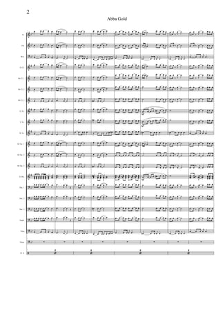 &
&
?
&
&
&
&
&
&
&
&
&
&
&
?
?
?
?
?
?
ã
bb
bb
bb
#
#
#
#
bb
bb
bb
bb
bb
bb
Fl.
Ob.
Bsn.
Eb Cl.
Bb Cl. 1
Bb Cl. 2
Bb Cl. 3
A. Sx.
T. Sx.
B. Sx.
Bb Tpt. 1
Bb Tpt. 2
Bb Tpt. 3
Eb Hn.
Tbn. 1
Tbn. 2
Tbn. 3
Euph.
Tuba
Timp.
D. S.
7 œ œ. œ œ œ
œ œ. œ œ œ
œ .œ œ œ œ
œ œ. œ œ œ
œ œ. œ œ œ
œ œ. œ œ œ
œ œ. œ œ œ
œ œ. œ œ œ
œ œ. œ œ œ
œ .œ œ œ œ
7
œ œ. œ œ œ
œ œ. œ œ œ
œ œ. œ œ œ
œœœ
œœœ
œœœ
œœœ
œœœ
œœœ
œœœ
œœœ
œ œ œ œ œ œ œ œ
œ œ œ œ œ œ œ œ
œ œ œ œ œ œ œ œ
œ œ œ œ œ œ œ œ
œ .œ œ œ œ
7
∑
7
«
2
œ œ .œ ˙
œ œ .œ ˙
.œ
j
œ ˙
œ œ .œ ˙
œ œ .œ ˙
œ œ .œ ˙
.œ j
œ ˙
.œ
J
œ ˙
.œ
J
œ ˙
.œ
j
œ ˙
œ œ .œ ˙
œ œ .œ ˙
.œ
j
œ ˙
...
œœœ
J
œœœ
˙˙˙
.œ
J
œ œ
Œ
.œ
J
œ œ
Œ
.œ
J
œ œ Œ
.œ
J
œ œ
Œ
.œ j
œ ˙
∑
œ œ. œ ˙
œ œ. œ ˙
œ .œ œ
j
œ .œ
œ œ. œ ˙
œ œ. œ ˙
œ œ. œ ˙
œ œ. œ ˙
œ œ. œ ˙
œ œ. œ ˙
œ .œ œ
J
œ .œ
œ œ. œ ˙
œ œ. œ ˙
œ œ. œ ˙
œœœ
œœœ.
œœœ
˙˙˙
œ œ. œ ˙
œ œ. œ ˙
œ œ. œ ˙
œ œ. œ ˙
œ .œ œ
j
œ .œ
∑
«
2
œ œ. œ
J
œ .œ
œ œ. œ
J
œ .œ
œ .œ œ œ œ œn œ#
œ œ. œ
J
œ .œ
œ œ. œ
J
œ .œ
œ œ. œ
J
œ .œ
œ# œ. œ ˙
œ œ. œ
J
œ .œ
œ# œ. œ ˙
œ .œ œ œ œ œ# œ#
œ œ. œ
J
œ .œ
œ œ. œ
J
œ .œ
œ# œ. œ ˙
œ# œ. œ ˙œœ œœ œœ
J
œœ ..œœ
œ œ. œ
J
œ .œ
œ œ. œ
J
œ .œ
œ# œ. œ ˙
œ œ. œ
J
œ .œ
œ .œ œ œ œ œn œ#
∑
.œ œ œ œ .œ œ œ œ
.œ œ œ œ .œ œ œ œ
œ .œ œ
j
œ .œ
.œ œ œ œ .œ œ œ œ
.œ œ œ œ .œ œ œ œ
.œ œ œ œ .œ œ œ œ
.œ œ œ œ .œ œ œ œ
.œ œ œ œ .œ œ œ œ
.œ œ œ œ .œ œ œ œ
.œ œ œ œ .œ œ œ œ
.œ œ œ œ .œ œ œ œ
.œ œ œ œ .œ œ œ œ
.œ œ œ œ .œ œ œ œ
...
œœœ
œœœ œœœ œœœ
...
œœœ
œœœ œœœ œœœ
.œ œ œ œ .œ œ œ œ
.œ œ œ œ .œ œ œ œ
.œ œ œ œ .œ œ œ œ
.œ œ œ œ .œ œ œ œ
œ .œ œ
j
œ .œ
∑
«
2
œ œ .œ .œ œ œ œ
œ œ .œ
.œ œ œ œ
œn .œ œ
j
œ .œ
œ œ .œ .œ œ œ œ
œ œ .œ
.œ œ œ œ
˙ .œ œ œ œ
˙ .œ œ œ œ
.œ
F
œ œ œ .œ# œ œ œ
.œ
F
œ œ œ .œ# œ œ œ
œ# .œ œ
J
œ .œ
œ œ .œ .œ œ œ œ
˙ .œ œ œ œ
˙ .œ œ œ œ
.œ
F
œ œ œ .œ# œ œ œ
˙ .œ œ œ œ
˙ .œ œ œ œ
˙ .œ œ œ œ
˙ .œ œ œ œ
œn .œ œ
j
œ .œ
∑
.œ œ
‰ J
œ ˙
.œ œ ‰
J
œ ˙
œb .œ œ
j
œ .œ
.œ œ
‰ J
œ ˙
.œ œ
‰ J
œ ˙
.œ œ
‰ J
œ ˙
.œ œ ‰ J
œ ˙
w
w
œn .œ œ
J
œ .œ
.œ œ ‰ J
œ ˙
.œ œ ‰ j
œ ˙
.œ œ
‰ j
œ ˙
w
.œ œ
‰ J
œ ˙
.œ œ
‰ J
œ ˙
.œ œ ‰ J
œ ˙
.œ œ
‰ J
œ ˙
œb .œ œ
j
œ .œ
∑
«
2
.œ œ
‰ J
œ œ œ œ œ
.œ œ ‰
J
œ œ œ œ œ
œ .œ œ
j
œ .œ
.œ œ
‰ J
œ œ œ œ œ
.œ œ
‰ J
œ œ œ œ œ
.œ œ
‰ J
œ œ œ œ œ
.œ œ ‰ J
œ œ œ œ œ
.œ œ ‰ J
œ œ œ œ œ
.œ œ ‰ J
œ œ œ œ œ
œ .œ œ
j
œ .œ
.œ œ ‰ J
œ œ œ œ œ
.œ œ ‰ j
œ œ œ œ œ
.œ œ
‰ j
œ œ œ œ œ
.
..
œœœ
œœœ ‰
J
œœœ
œœœ œœ
œ
œœœ
œœœ
.œ œ
‰ J
œ œ œ œ œ
.œ œ
‰ J
œ œ œ œ œ
.œ œ ‰ J
œ œ œ œ œ
.œ œ
‰ J
œ œ œ œ œ
œ .œ œ
j
œ .œ
∑
2
Abba Gold
 
