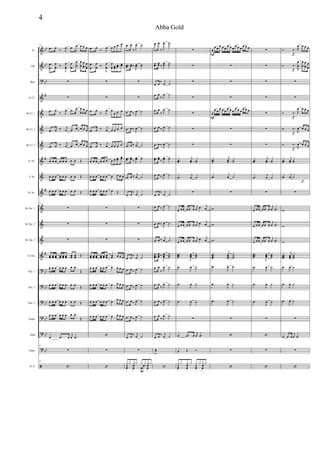 &
&
?
&
&
&
&
&
&
&
&
&
&
&
?
?
?
?
?
?
ã
bb
bb
bb
#
#
#
#
bb
bb
bb
bb
bb
bb
Fl.
Ob.
Bsn.
Eb Cl.
Bb Cl. 1
Bb Cl. 2
Bb Cl. 3
A. Sx.
T. Sx.
B. Sx.
Bb Tpt. 1
Bb Tpt. 2
Bb Tpt. 3
Eb Hn.
Tbn. 1
Tbn. 2
Tbn. 3
Euph.
Tuba
Timp.
D. S.
23
.œ œ
‰ J
œ .œ œ œ œ œ
.
.
œ
œ
œ
œ ‰
J
œ
œ
.
.
œ
œ
œ
œ
œ
œ
œ
œ
œ
œ
∑
∑
.œ œ
‰ J
œ .œ œ œ œ œ
.œ œ ‰ j
œ .œ œ œ œ œ
.œ œ ‰ j
œ .œ œ œ œ œ
œ œ œ œ œ œ œ œ Œ
œ œ œ œ œ œ œ œ Œ
œ œ œ œ œ œ œ œ Œ
23
∑
∑
∑
œœ œœ œœ œœ œœ œœ œœ œœ Œ
œ œ œ œ œ œ œ œ
Œ
œ œ œ œ œ œ œ œ
Œ
œ œ œ œ œ œ œ œ Œ
œ œ œ œ œ œ œ œ
Œ
œ .œ œ
j
œ .œ
23
∑
23
‘
.œ œ
‰ J
œ œ œ œ œ
.
.
œ
œ
œ
œ ‰
J
œ
œ
œ
œ œœ œœ
œœ
∑
∑
.œ œ
‰ J
œ œ
œ œ œ
.œ œ ‰ j
œ œ œ œ œ
.œ œ ‰ j
œ œ œ œ œ
œ œ œ œ œ œ œ œ œœ œœ
œ œ œ œ œ œ œ œ œ œ
œ œ œ œ œ œ œ Œ
∑
∑
∑
œœ œœ œœ œœ œœ œœ œœ œ œ œ
œ œ œ œ œ œ œ œ œ œ
œ œ œ œ œ œ œ œ œ œ
œ œ œ œ œ œ œ
œ œ œ
œ œ œ œ œ œ œ œ œ œ
‘
∑
‘
.œ œ
‰ J
œ ˙
..œœ œœ ‰
J
œœ ˙˙
∑
∑
.œ œ ‰ J
œ ˙
.œ œ ‰
J
œ ˙
.œ œ ‰ j
œ ˙
..œœ œœ ‰ J
œœ ˙˙
.œ œ ‰ j
œ ˙
.œ œ
‰ j
œ ˙
∑
∑
∑
.œ œ
‰ j
œ ˙
.œ œ ‰ J
œ ˙
.œ œ ‰ J
œ ˙
.œ œ ‰ J
œ ˙
.œ œ ‰ J
œ ˙
.œ œ ‰ j
œ ˙
∑
œ œ œ œŒ œ œ .œ œ
y y y y y y y y
.œ œ
‰ J
œ ˙
..œœ
œœ ‰ J
œœ ˙˙
.œ œ
‰ j
œ ˙
.œ œ
‰ J
œ ˙
.œ œ
‰ J
œ ˙
.œ œ ‰ J
œ ˙
.œ œ ‰ J
œ ˙
..œœ œœ ‰ J
œœ ˙˙
.œ œ ‰ J
œ ˙
.œ œ
‰ j
œ ˙
.œ œ ‰ J
œ ˙
.œ œ ‰ J
œ ˙
.œ œ ‰ j
œ ˙
.
..
œœœ
œœœ ‰
J
œœœ
˙˙˙
.œ œ
‰ J
œ ˙
.œ œ
‰ J
œ ˙
.œ œ ‰ J
œ ˙
.œ œ
‰ J
œ ˙
.œ œ ‰ j
œ ˙
wæ
‘
∑
∑
∑
∑
∑
∑
∑
..œœ
j
œœ ˙˙
.œ
j
œ ˙
∑
œ œ œ œ œ œ
j
œ œ j
œ
œ œ œ œ œ œ
j
œ œ j
œ
œ œ œ œ œ œ
j
œ œ j
œ
...œœœ
J
œœœ
˙˙˙
.œ
J
œ ˙
.œ
J
œ ˙
.œ
J
œ ˙
∑
œ .œ œ
j
œ .œ
œ Œ Ó
œ œ œ œŒ œ Œ œ
y y y y y y y y
≈
F
œ œ œ œ œ œ œ œ œ œ œ œ œ œ
∑
∑
∑
≈
F
œ œ œ œ œ œ œ œ œ œ œ œ œ œ
∑
∑
..œœ
j
œœ ˙˙
.œ
j
œ ˙
∑
w
w
w
...
œœœ
j
œœœ
˙˙˙
.œ
J
œ ˙
.œ
J
œ ˙
.œ
J
œ ˙
∑
‘
∑
‘
∑
∑
∑
∑
∑
∑
∑
..œœ
j
œœ ˙˙
.œ
j
œ ˙
∑
œ œ œ œ œ œ
j
œ .œ
œ œ œ œ œ œ
j
œ .œ
œ œ œ œ œ œ
j
œ .œ
...œœœ
J
œœœ
˙˙˙
.œ
J
œ ˙
.œ
J
œ ˙
.œ
J
œ ˙
∑
‘
∑
‘
Ó ‰.
f
R
œ œ œ œ
Ó ‰.
f R
œ
œ
œ
œ
œ
œ
œ
œ
∑
∑
Ó ‰.
f
R
œ œ œ œ
Ó ‰.
f R
œ œ œ œ
Ó ‰.
f R
œ œ œ œ
..œœ
j
œœ ˙˙
.œ
j
œ ˙
f
∑
w
w
w
...œœœ
j
œœœ
˙˙˙
.œ
J
œ ˙
.œ
J
œ ˙
.œ
J
œ ˙
∑
œ .œ œ
j
œ .œ
∑
‘
4
Abba Gold
 