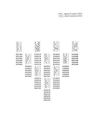 _ augusto d campos (1963)
| | | | | _ daniel scandurra (2010)

acaso

 