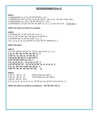 Partitura liras completa