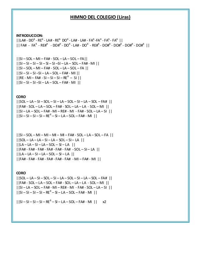 Partitura liras completa