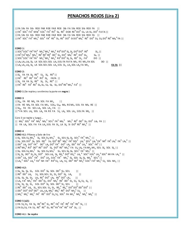 Partitura liras completa