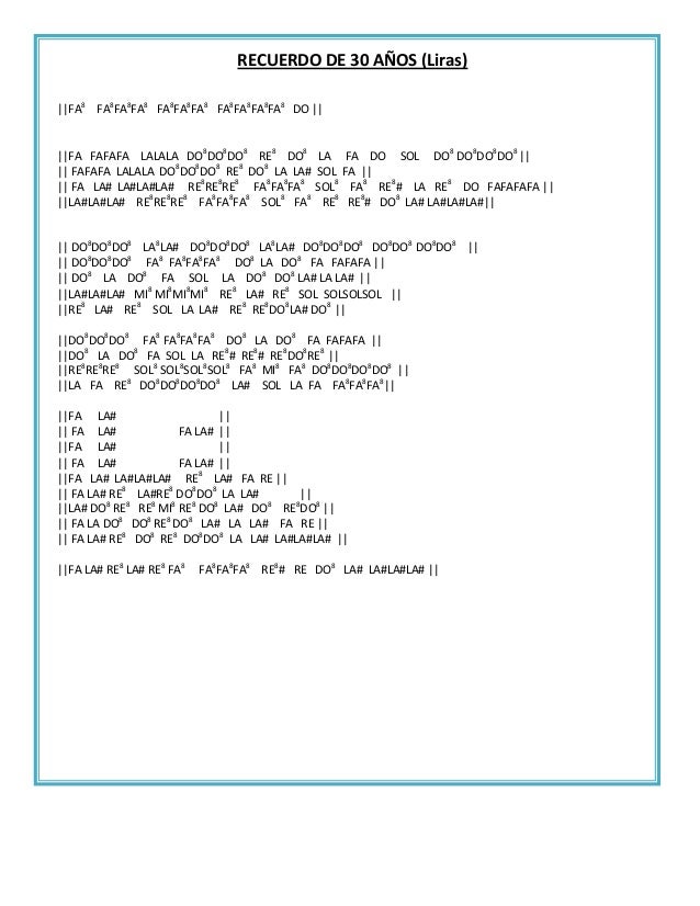 Partitura liras completa
