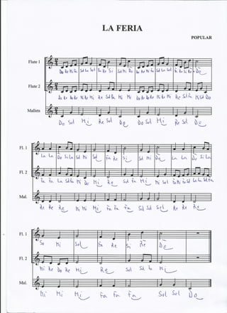 Partituras 3º trimestre