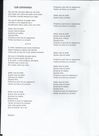 Partituras 3º trimestre