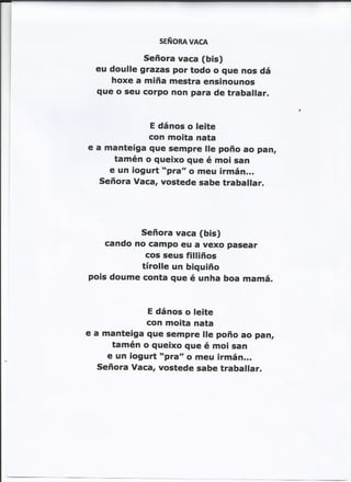 Partituras 3º trimestre