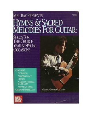 Partituras acoustic guitar   hinos evangélicos - álbum completo para violão solo