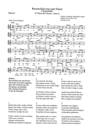 Partituras campanha da_fraternidade_2011