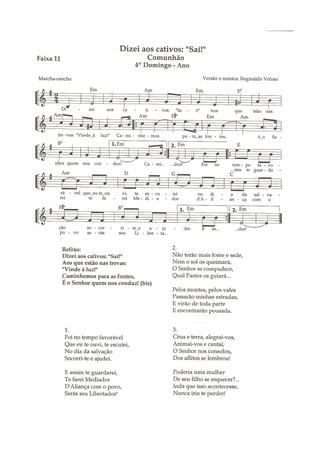 Partituras campanha da_fraternidade_2011