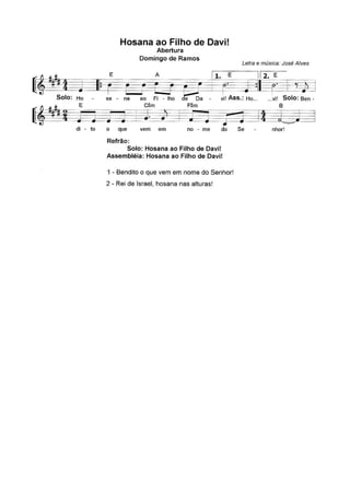 Partituras campanha da_fraternidade_2011