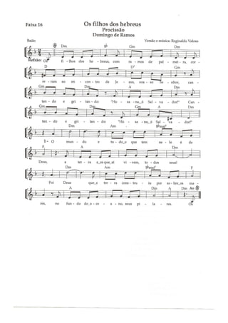 Partituras campanha da_fraternidade_2011