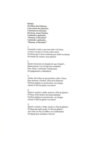 Partituras campanha da_fraternidade_2011