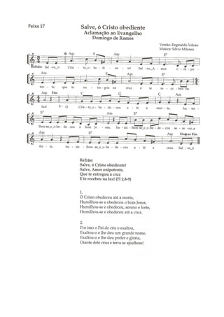 Partituras campanha da_fraternidade_2011