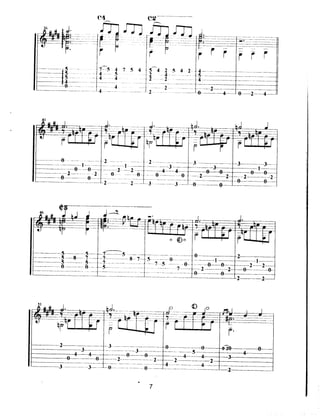 Partituras de musica mexicana para guitarra