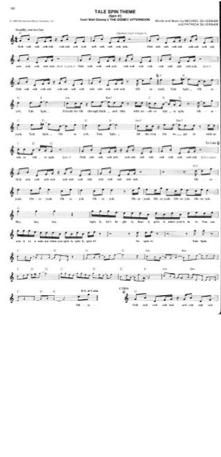 Partituras disney