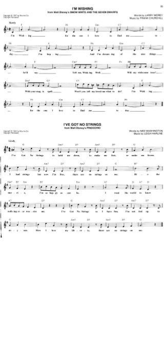 Partituras disney
