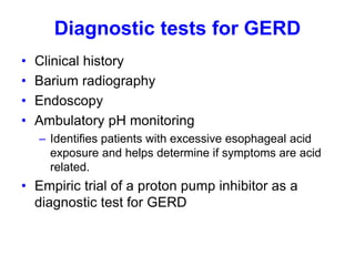 Gerd Testing Explained Part IV Gasitrointesitinal disorders pharmacotherapy.pptx