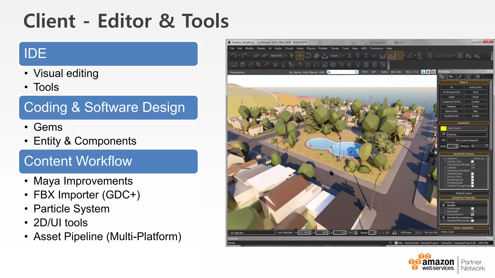 Customer Internal
Network
VPC 1
Public Virtual Interface 1
VLAN Tag 501
BGP ASN 7224
BGP Announce AWS Regional
Public CIDRs
Interface IP Public /30 Provided
10.1.0.0/16
VGW 1
Public AWS + VPCs Over AWS Direct Connect
Customer
Switch +
Router
Customer Interface 0/1.501
VLAN Tag 501
BGP ASN 65501 (or Public)
BGP Announce Customer Public
Interface IP Public /30 Provided
VLAN 101
VLAN 102
VLAN 103
VLAN 501
VPC 2
10.2.0.0/16
VGW 2
VPC 3
10.3.0.0/16
VGW 3
Public AWS
Region
Route Table
Destination Target
10.1.0.0/16 PVI 1
10.2.0.0/16 PVI 2
10.3.0.0/16 PVI 3
10.4.0.0/16 PVI 4
Public AWS PVI 5
NAT / PAT
Security Layer
논리적 구성
 