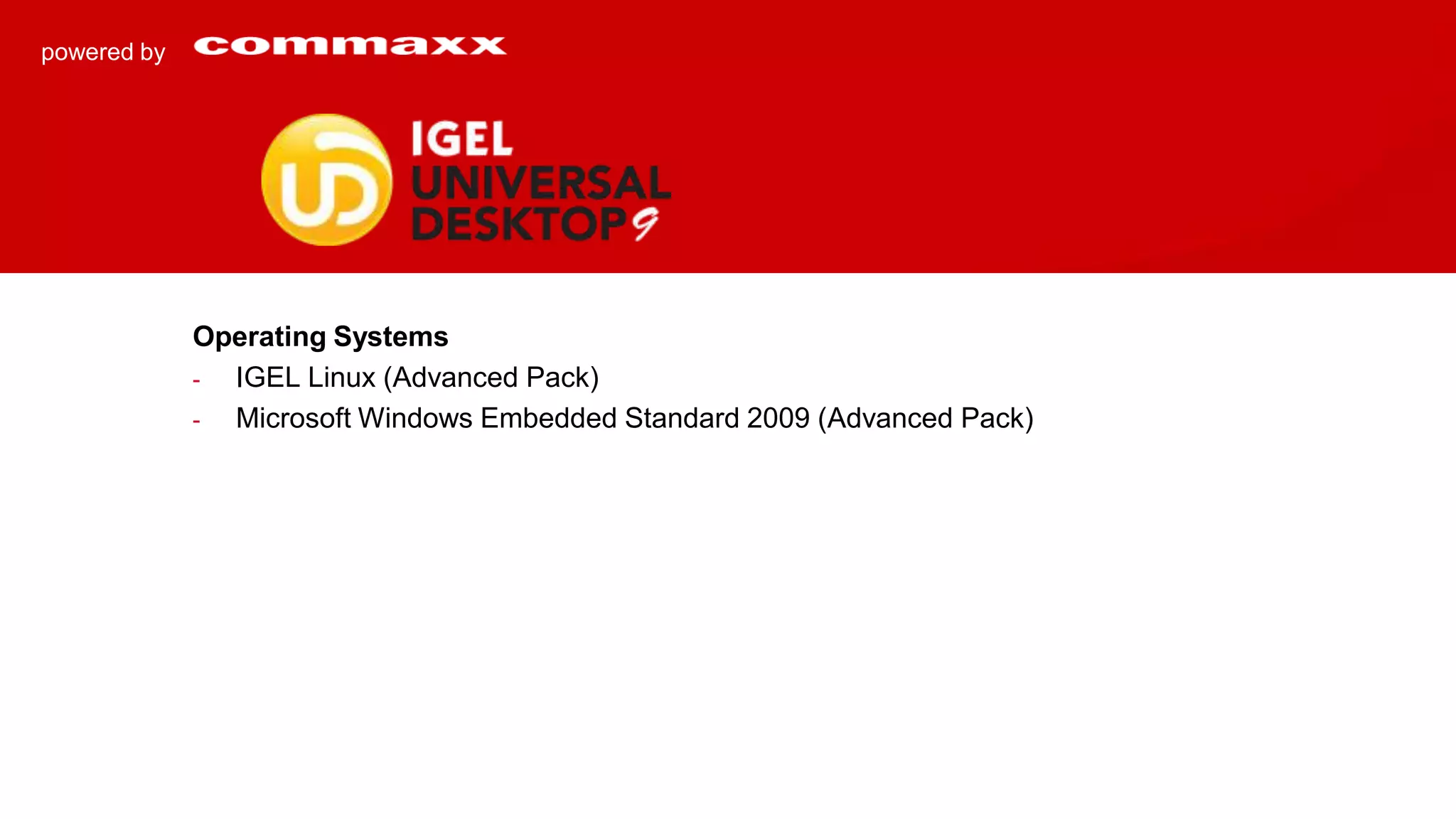 IGEL Universal Desktop