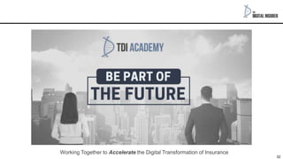 32
Working Together to Accelerate the Digital Transformation of Insurance
 