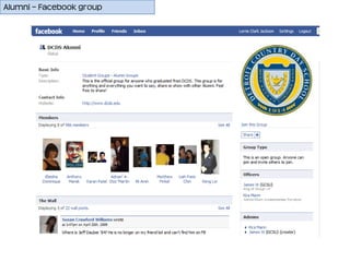 Alumni – Facebook group
 