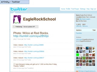 Affinity – Twitter
 