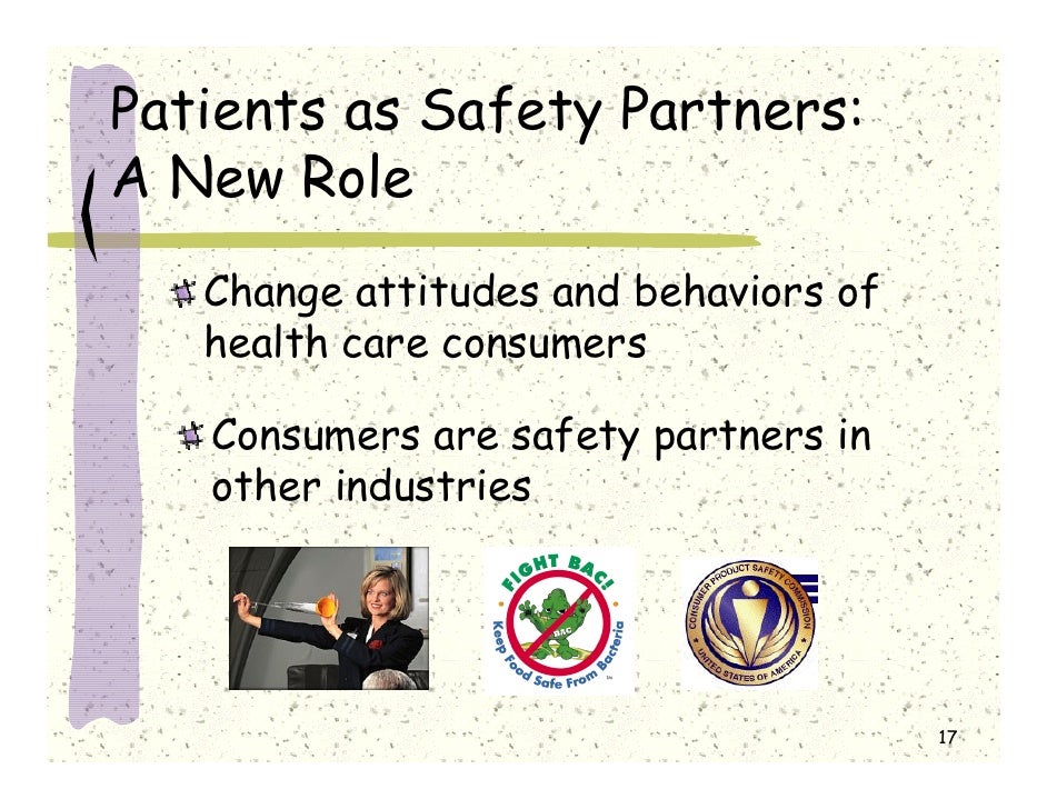 Partnering with patients for safety